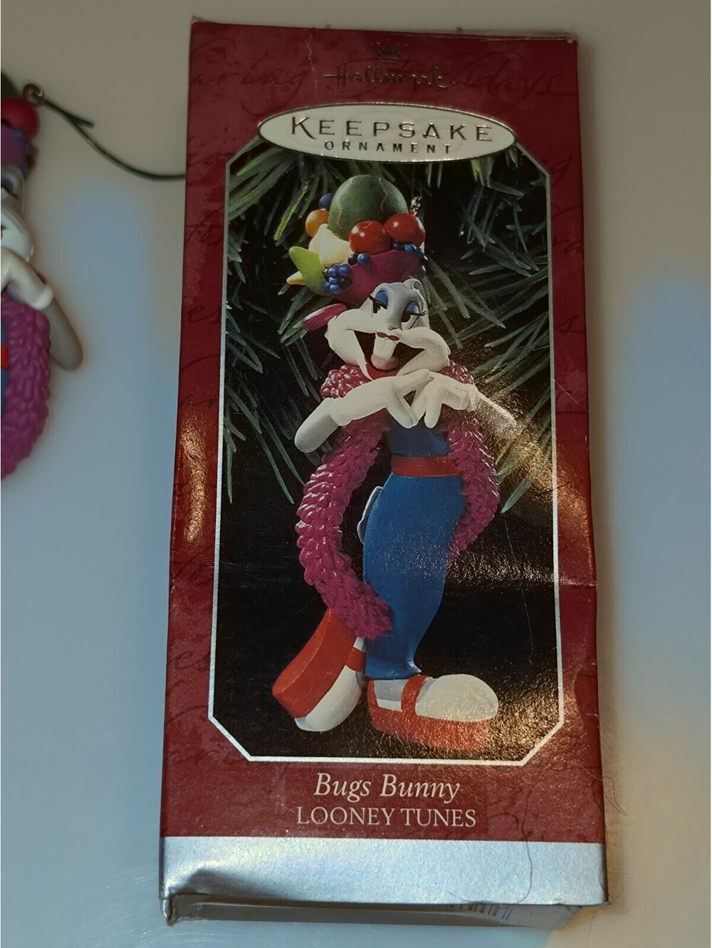 1997 Bugs Bunny Carmen Miranda Style Hallmark Keepsake Ornament Looney Tunes